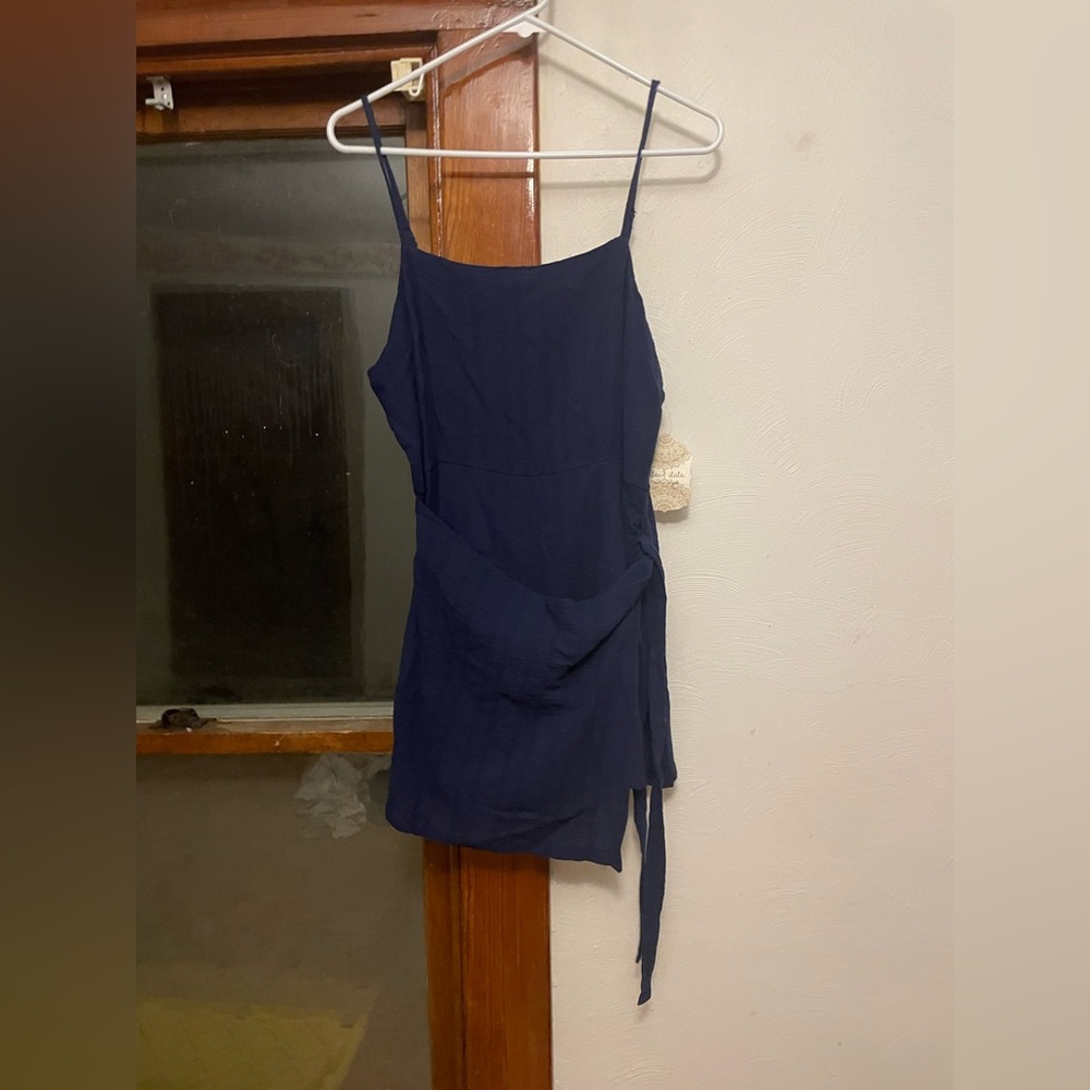 Altar’d State Navy Romper - NWT